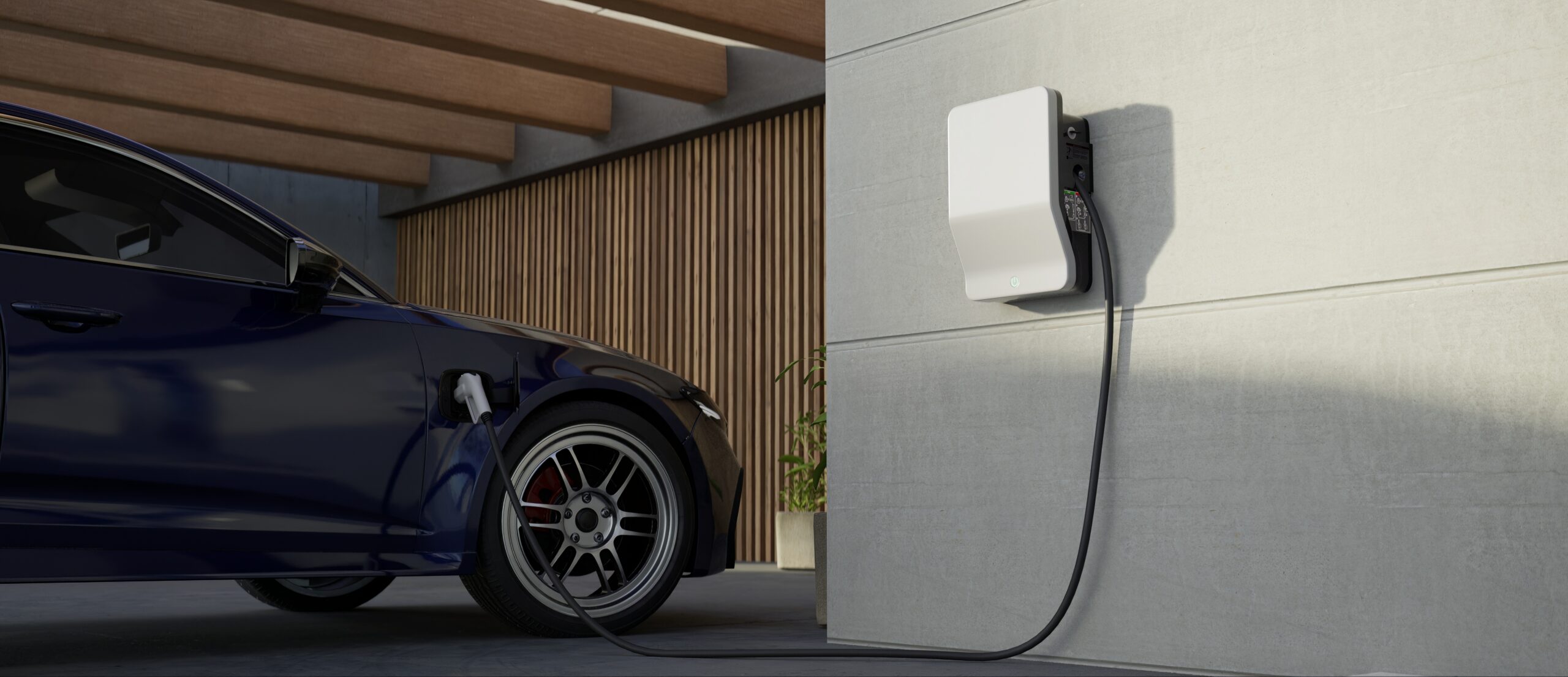Wandlader in garage | BollenstreekSolar